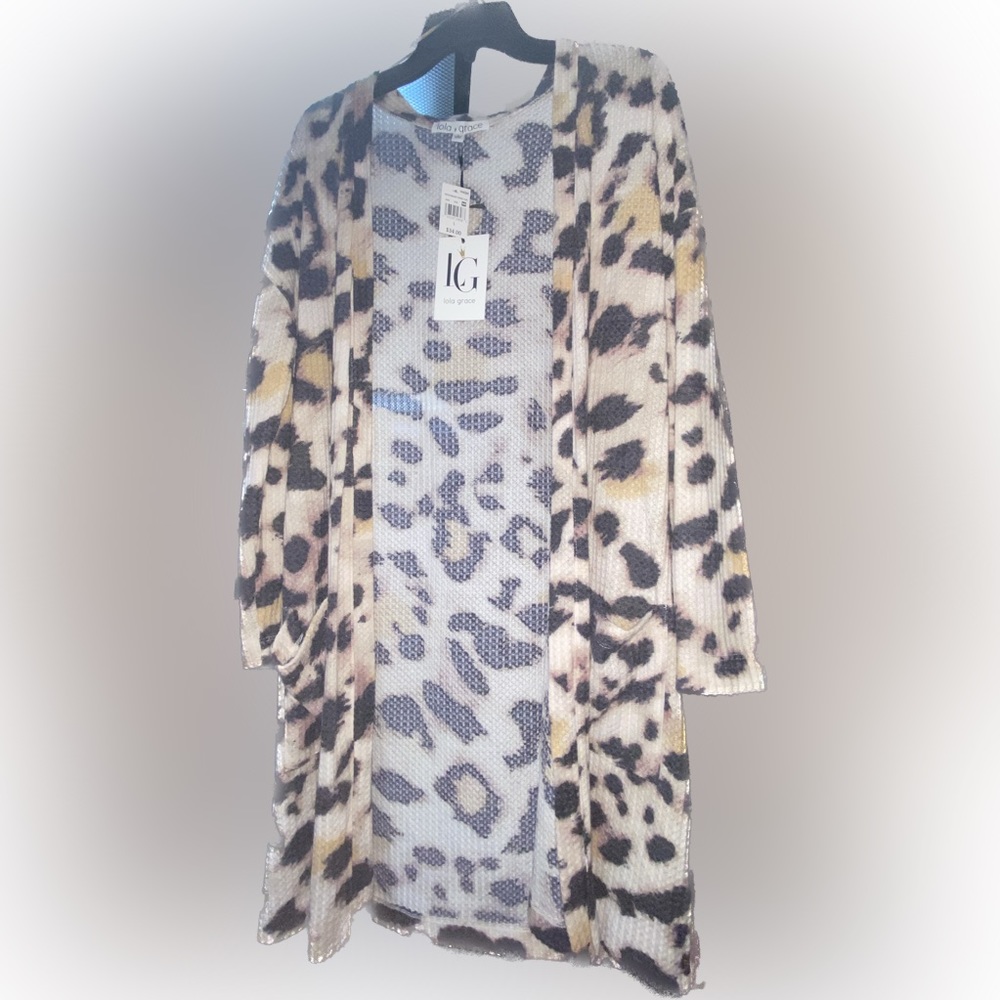 BNWT Cheetah Print Cardigan